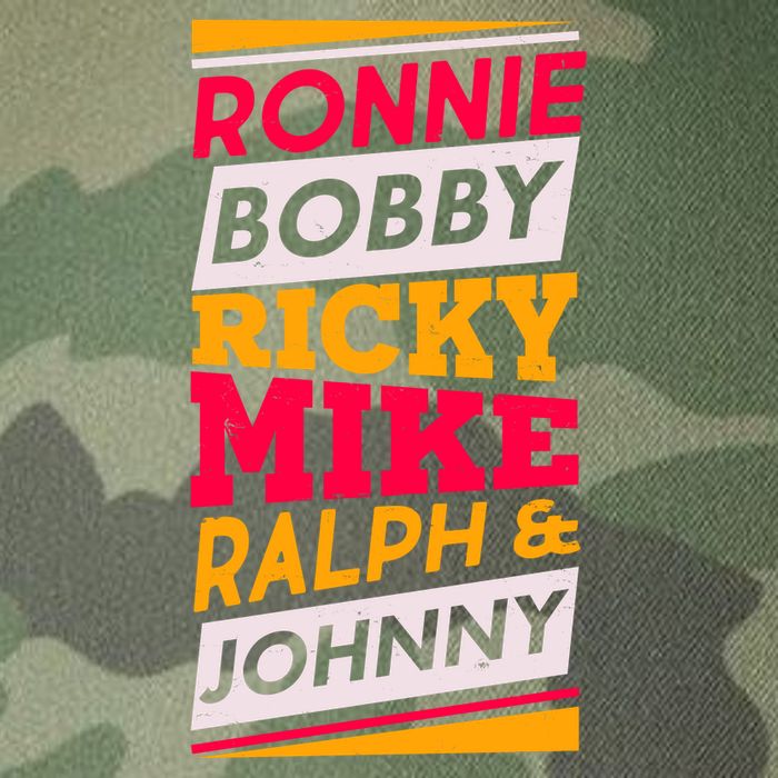 Ronnie Bobby Ricky Mike Ralph And Johnny Legacy Tie Dye Trucker Hat