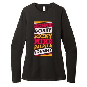 Ronnie Bobby Ricky Mike Ralph And Johnny Womens CVC Long Sleeve Shirt