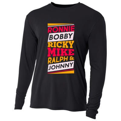 Ronnie Bobby Ricky Mike Ralph And Johnny Cooling Performance Long Sleeve Crew