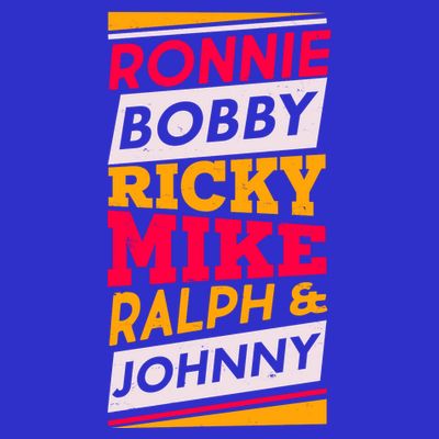 Ronnie Bobby Ricky Mike Ralph And Johnny T-Shirt