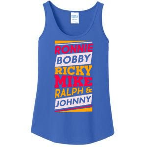 Ronnie Bobby Ricky Mike Ralph And Johnny Ladies Essential Tank