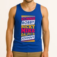 Ronnie Bobby Ricky Mike Ralph And Johnny Tank Top