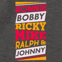 Ronnie Bobby Ricky Mike Ralph And Johnny Vector Backpack
