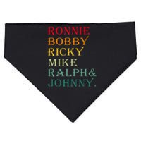 Ronnie Bobby Ricky Mike Ralph And Johnny USA-Made Doggie Bandana