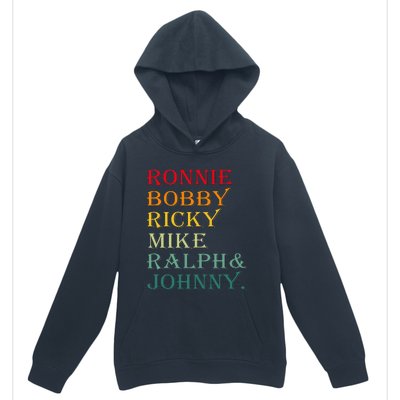 Ronnie Bobby Ricky Mike Ralph And Johnny Urban Pullover Hoodie