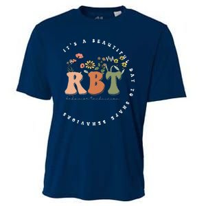 Registered BehaviorTechnician RBT Behavior Therapist ABA Cooling Performance Crew T-Shirt