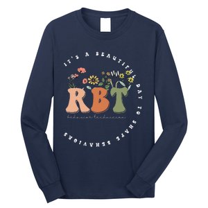 Registered BehaviorTechnician RBT Behavior Therapist ABA Long Sleeve Shirt