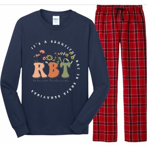 Registered BehaviorTechnician RBT Behavior Therapist ABA Long Sleeve Pajama Set