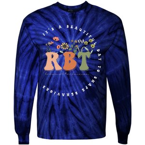 Registered BehaviorTechnician RBT Behavior Therapist ABA Tie-Dye Long Sleeve Shirt