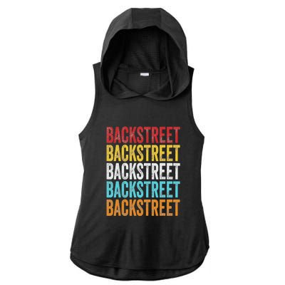 Retro Backstreet Ladies PosiCharge Tri-Blend Wicking Draft Hoodie Tank