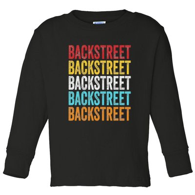 Retro Backstreet Toddler Long Sleeve Shirt