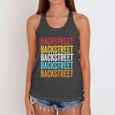 Retro Backstreet Women's Knotted Racerback Tank