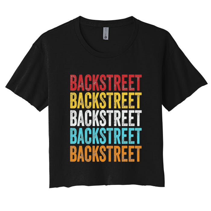 Retro Backstreet Women's Crop Top Tee