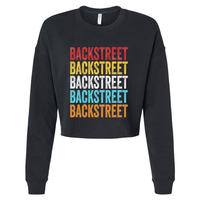 Retro Backstreet Cropped Pullover Crew