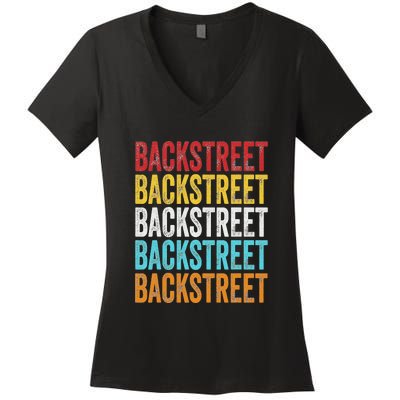 Retro Backstreet Women's V-Neck T-Shirt