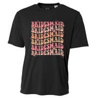 Retro Bridesmaid Cooling Performance Crew T-Shirt