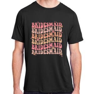 Retro Bridesmaid Adult ChromaSoft Performance T-Shirt