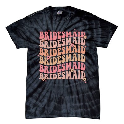 Retro Bridesmaid Tie-Dye T-Shirt