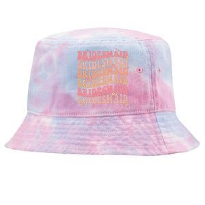 Retro Bridesmaid Tie-Dyed Bucket Hat