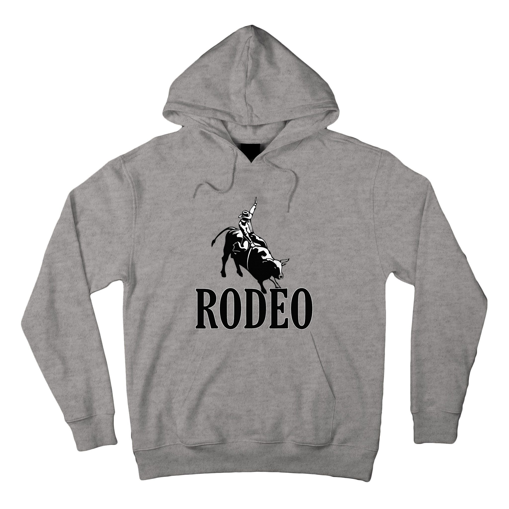 Rodeo Bull Rider Cowboy Riding A Bull At The Rodeo Tall Hoodie