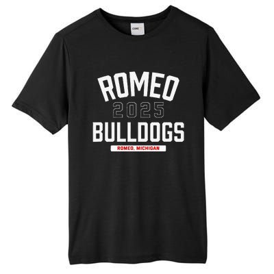 Romeo Bulldogs Romeo Michigan 2025 Tall Fusion ChromaSoft Performance T-Shirt