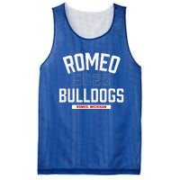 Romeo Bulldogs Romeo Michigan 2025 Mesh Reversible Basketball Jersey Tank