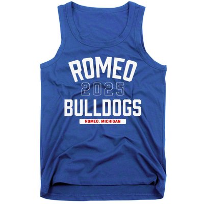 Romeo Bulldogs Romeo Michigan 2025 Tank Top