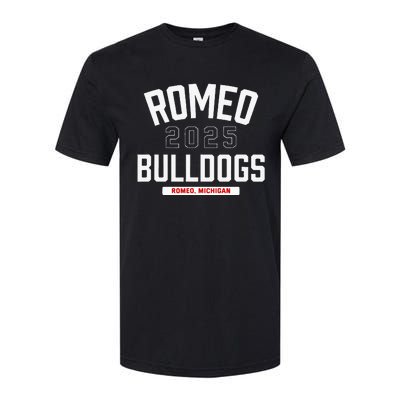 Romeo Bulldogs Romeo Michigan 2025 Softstyle CVC T-Shirt