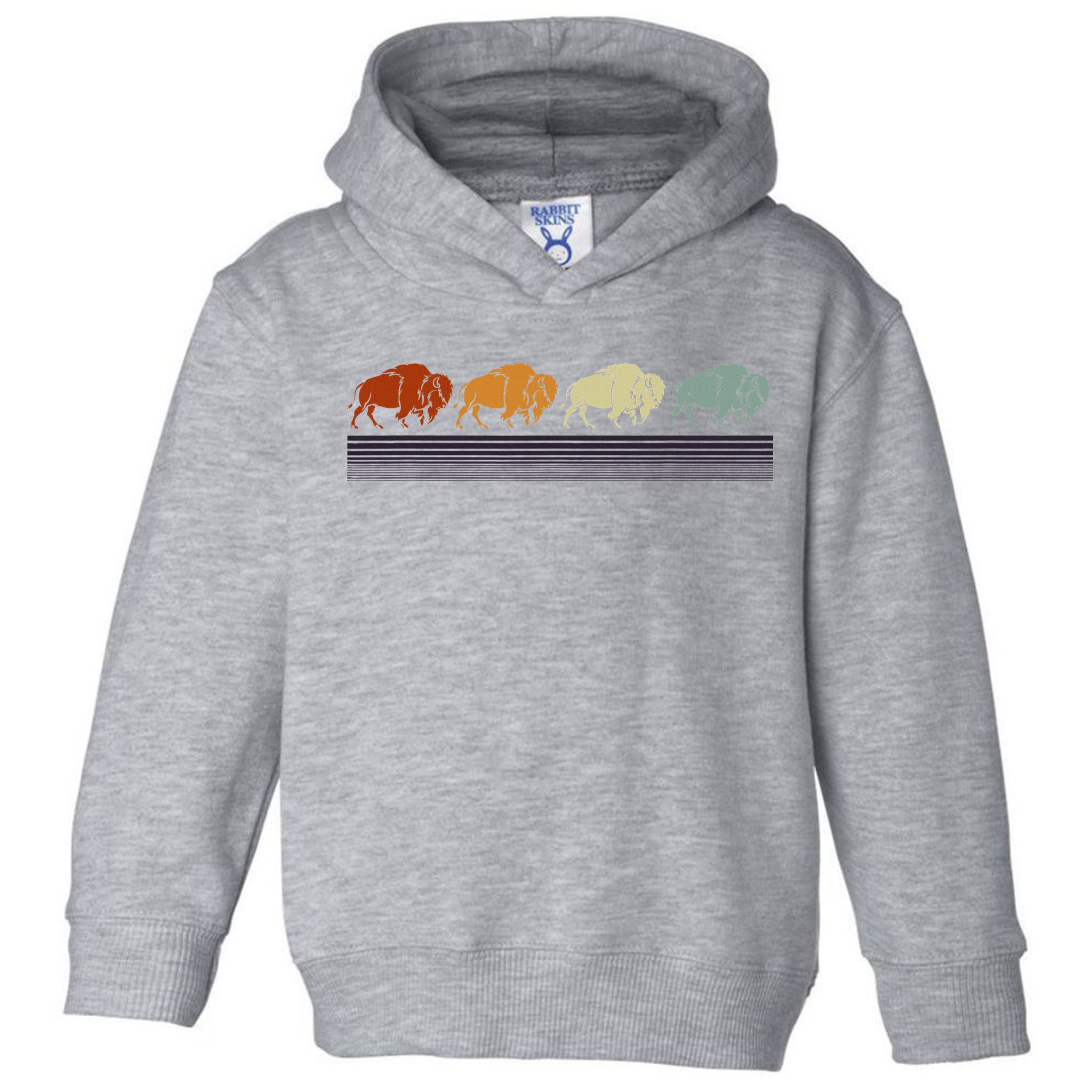 Retro Buffalo Toddler Hoodie