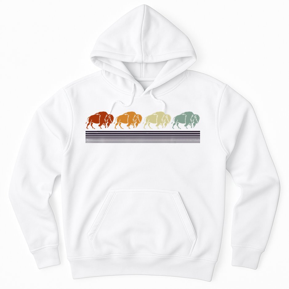 Retro Buffalo Hoodie