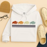Retro Buffalo Hoodie