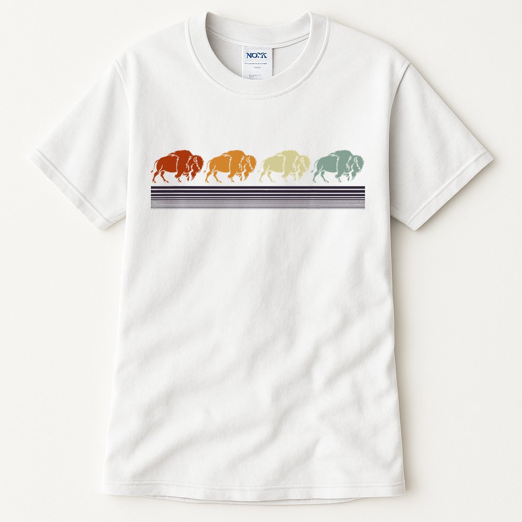 Retro Buffalo Tall T-Shirt