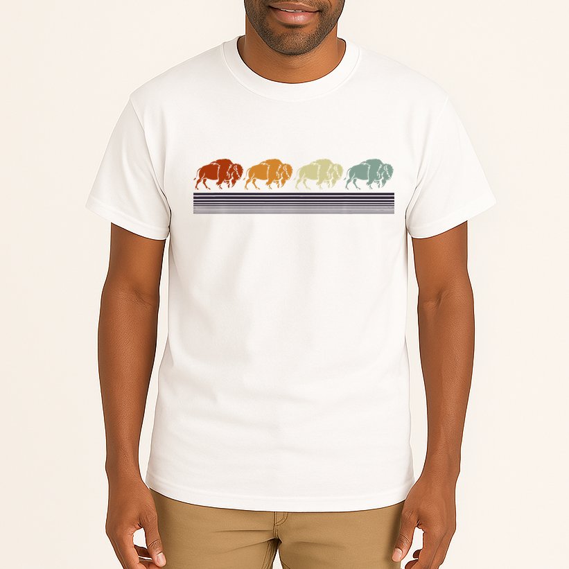 Retro Buffalo Tall T-Shirt