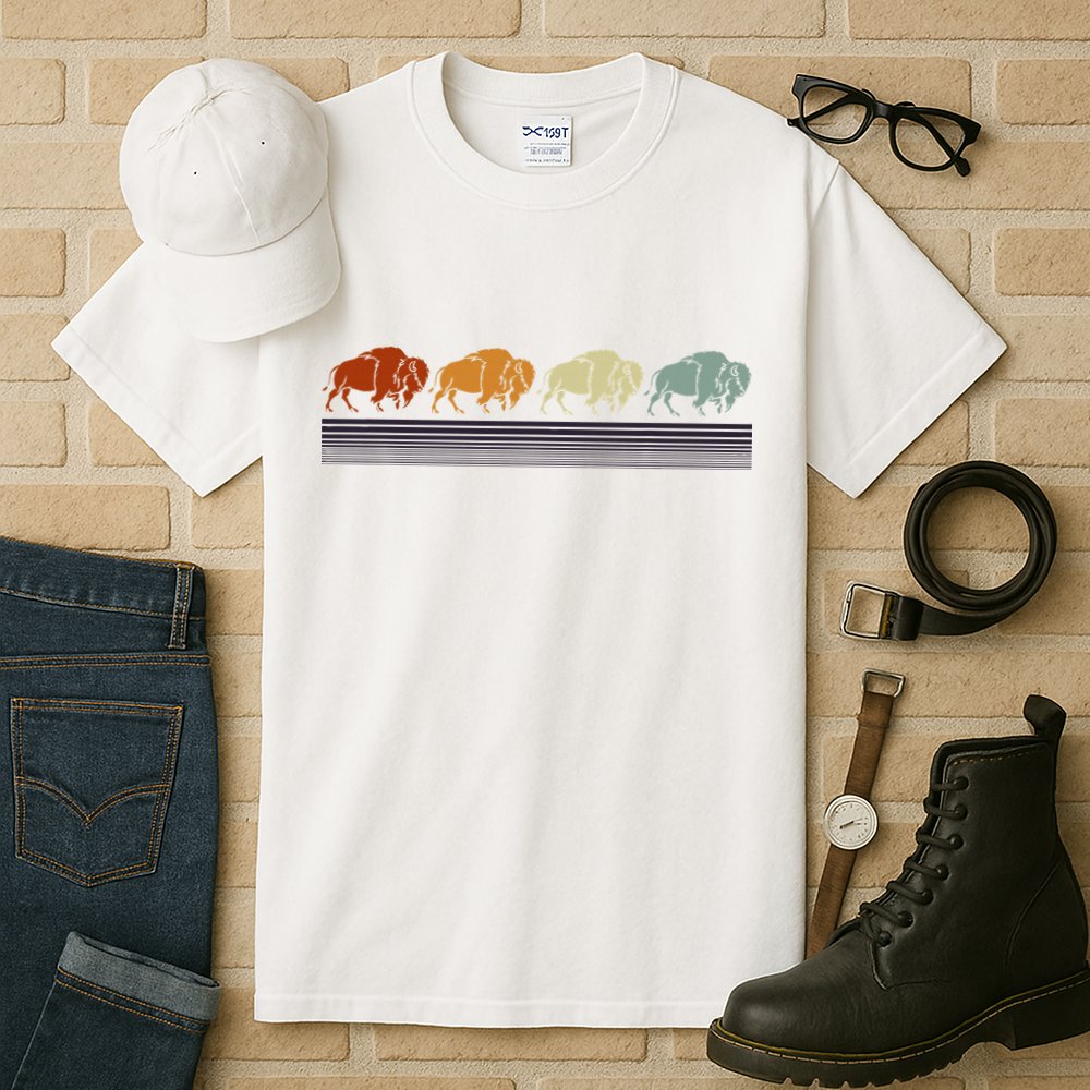 Retro Buffalo Tall T-Shirt