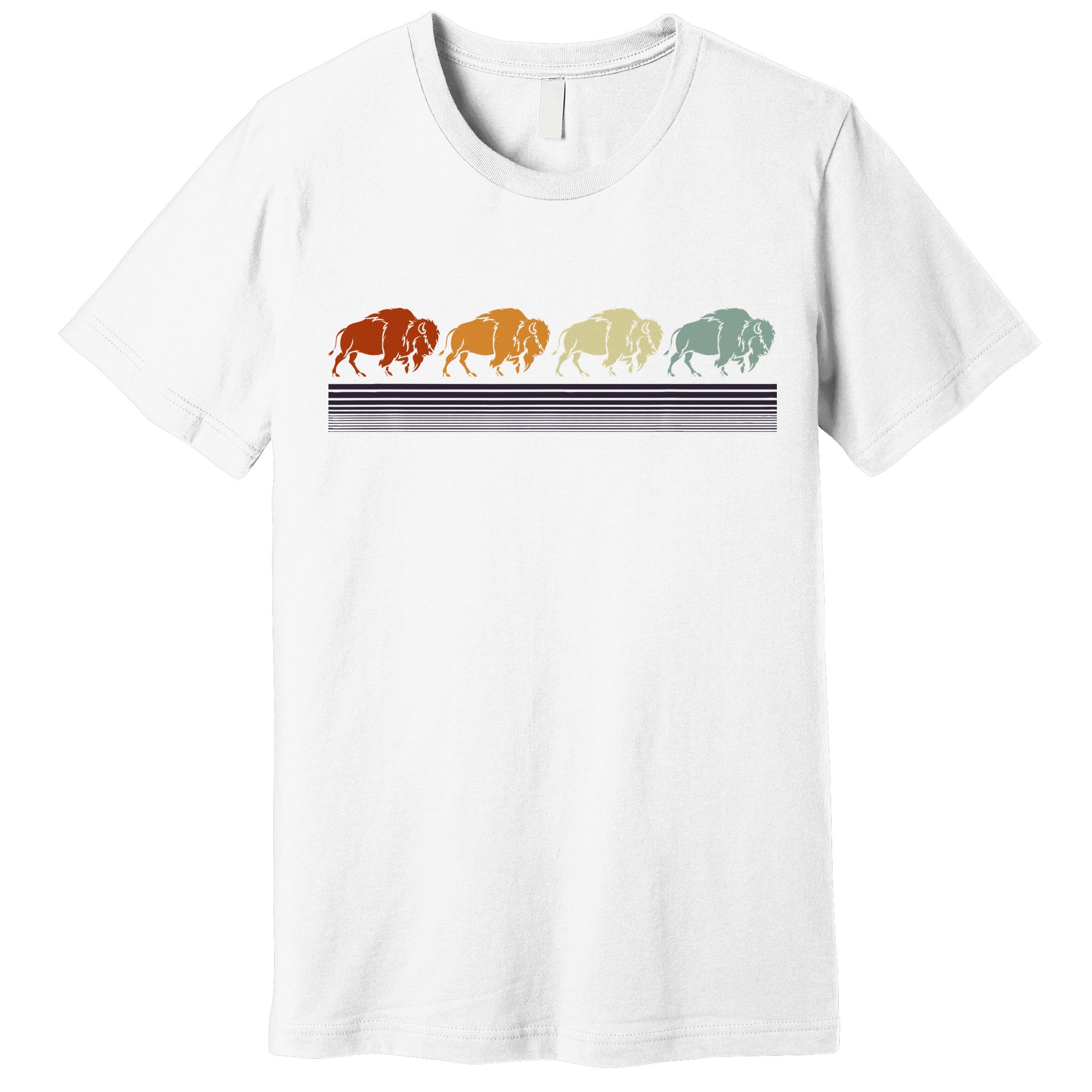 Retro Buffalo Premium T-Shirt