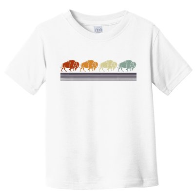 Retro Buffalo Toddler T-Shirt