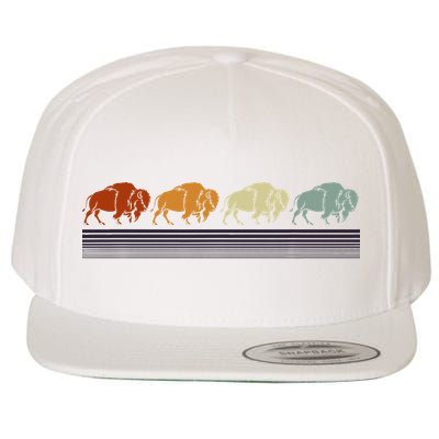 Retro Buffalo Wool Snapback Cap
