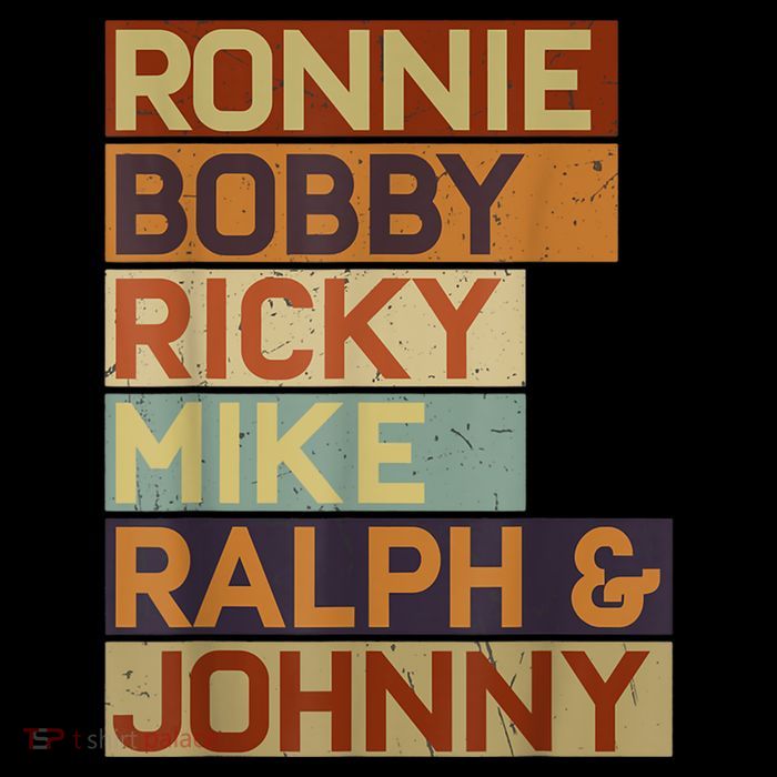 Ronnie Bobby Ricky Mike Ralph And Johnny Men Women 16 in Basic Backpack