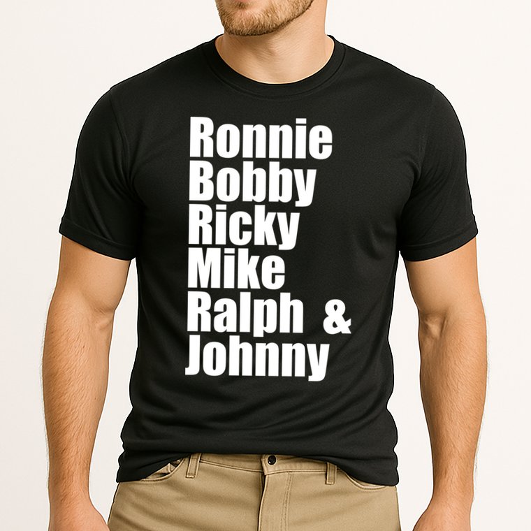Ronnie Bobby Ricky Mike Ralph And Johnny Performance Shirt