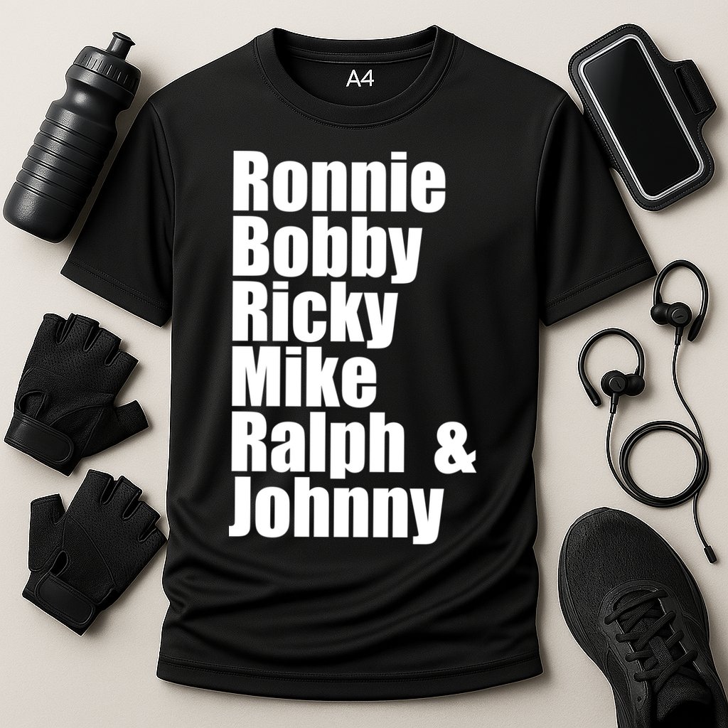 Ronnie Bobby Ricky Mike Ralph And Johnny Performance Shirt