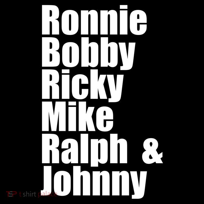 Ronnie Bobby Ricky Mike Ralph And Johnny Button