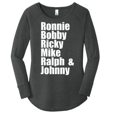 Ronnie Bobby Ricky Mike Ralph And Johnny Women's Perfect Tri Tunic Long Sleeve Shirt