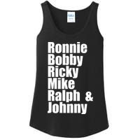 Ronnie Bobby Ricky Mike Ralph And Johnny Ladies Essential Tank