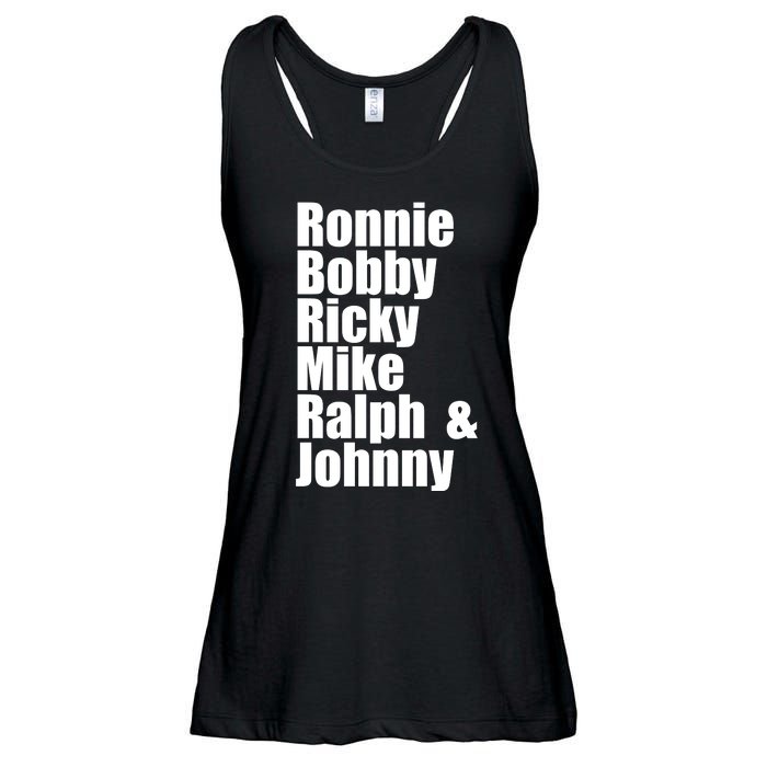 Ronnie Bobby Ricky Mike Ralph And Johnny Ladies Essential Flowy Tank