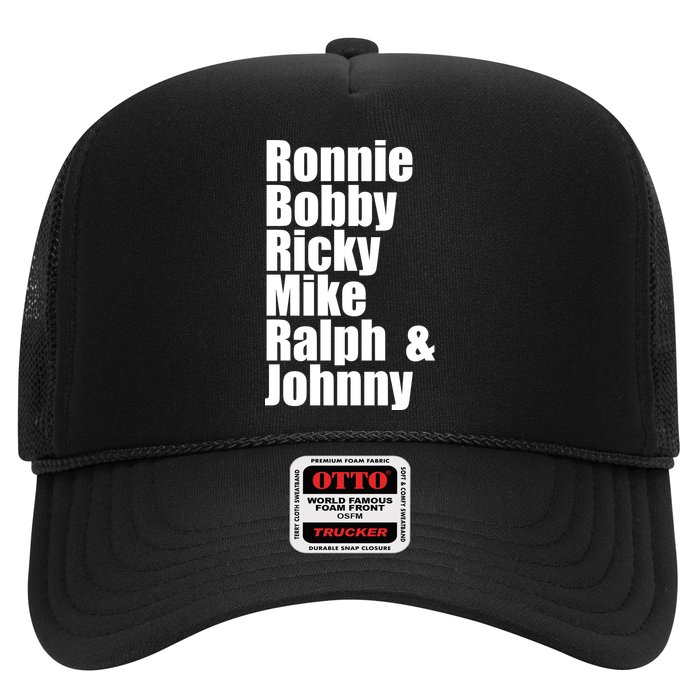 Ronnie Bobby Ricky Mike Ralph And Johnny Trucker Hat