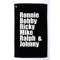 Ronnie Bobby Ricky Mike Ralph And Johnny Golf Towel
