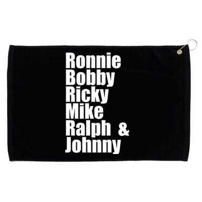 Ronnie Bobby Ricky Mike Ralph And Johnny Grommeted Golf Towel