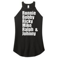 Ronnie Bobby Ricky Mike Ralph And Johnny Women's Perfect Tri Rocker Tank