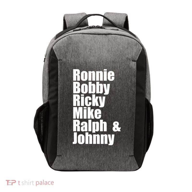 Ronnie Bobby Ricky Mike Ralph And Johnny Vector Backpack