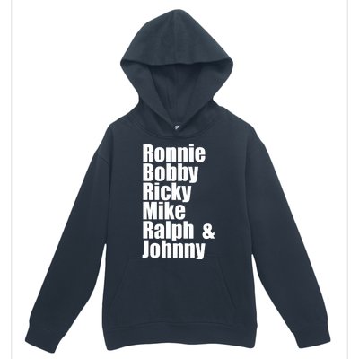 Ronnie Bobby Ricky Mike Ralph And Johnny Urban Pullover Hoodie